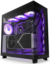 Корпус  NZXT H6 Flow RGB All Black (CC-H61FB-R1)