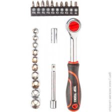 Набір торцевих гайкових ключів Top Tools  1/4 ", 23ед. 