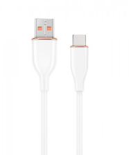 Кабель  Cablexpert Premium 2.1A AM / Type-C 1.5m White (CC-USB2S-AMCM-1.5M-W)
