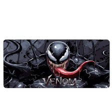 Килимок  300*800 тканинний Venom з боковою прошивкою, товщина 3 мм, Black, Пакет