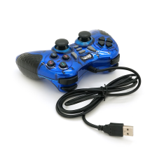 Геймпад  Brazzers BR-8700 провідний для ПК, USB 2.0, Blue, Blister