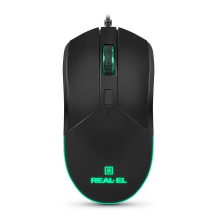 Мишка  REAL-EL RM-515 USB Black (EL123200059)