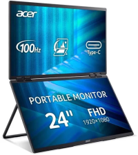Монітор  Acer Dual Portable PD243YEbmiuux Black (UM.QP3EE.E01)