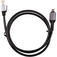 Кабель  PowerPlant USB Type-C - RJ45, 1 м