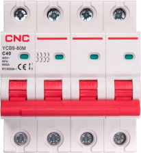 Модульний автоматичний вимикач  CNC Electric YCB9-80M 4P C40 6ka (NV821631)