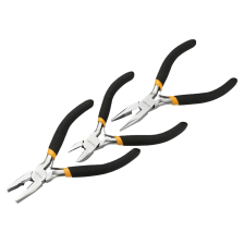 Плоскогубці  Tolsen набір 3 шт, комбіновані, подовжені, бокорізи 10038T