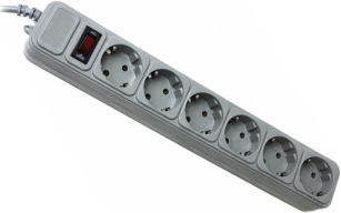 Мережевий фільтр  Gembird Power Cube 6 розеток 3м (SPG6-G-10G) серый