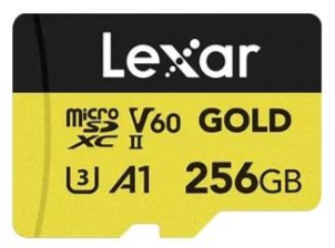 Карта пам’яті  Lexar Professional Gold Micro SDXC 256GB (LMSGOLD256G-BNNNG)