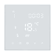 Програмований термостат TUYA HS081577 Wi-Fi сірий