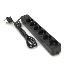 Мережевий фільтр Gembird SP6, 220В 10А, 6 розеток, 3 м, Black, Q30