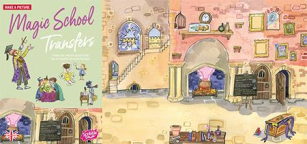 Перевідні наклейки Scribble Down Школа магії SD/05 SD/05