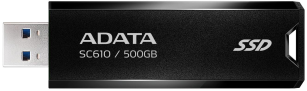Зовнішній SSD-накопичувач  A-Data SC610 USB3.2 G2 500GB Black (SC610-500G-CBK/RD)