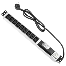 Розетка  C13 MIRSAN Group PDU 9XIEC 320 C13 ГНЕЗДА, 1U, MR.PRZ1U9IE.C13