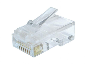 Конектор RJ 45 Cablexpert (LC-8P8C-002/10) 8P8C, с позолочені контакти (10 шт/уп)