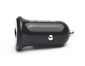 Автомобільний зарядний пристрій  REAL-EL CA-12 (1USBx1A) Black