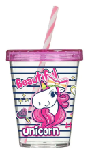 Склянка з подвійними стінками  HEREVIN  Unicorn 0.45 л пл. (161441-003)