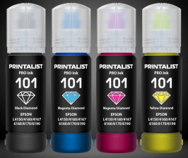 Комплект чорнил  PRINTALIST 101 для Epson L4150 4х70г BP/C/M/Y  (PL101SET)