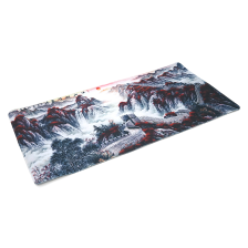 Килимок  400*800 тканинний "Китайська Стіна" з боковою прошивкою, товщина 3 мм, Black/Red