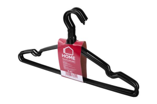 Набір вішалок  IDEA HOME Black 6803804 (39.4см) 8шт