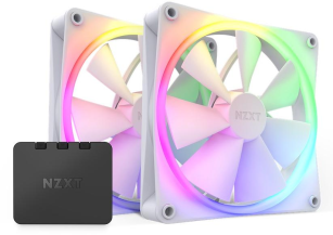 Кулер  NZXT F140 RGB White 2 pcs. with Controller (RF-R14DF-W1)