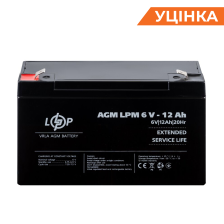 Акумулятор  AGM LPM 6V - 12 Ah (02-2024) Розпродаж