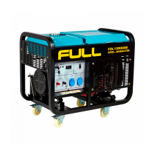 Генератор  FULL FDL13500SE, 1-фазний 230V, 50Hz, 13.75kVA/11kW, бак 25 л, витрата 3,5 л/год