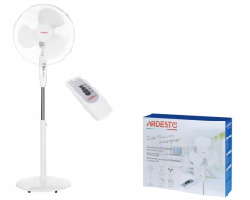 Вентилятор Ardesto FN-R1608RW білий з ДУ FN-R1608RW