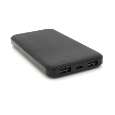 Зовнішній акумулятор Dexim DCA0013 10000mAh Fast Charge + 2*USB, Black, Q60