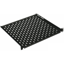 Полка  19" Conteg 1U глуб. 250 мм. RAL9005 (DP-PT-250)