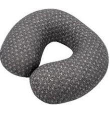 Подушка  Ardesto Sleepwell Travel, 34х29х10см, для шиї, піна меморі, сірий ART3429NEP