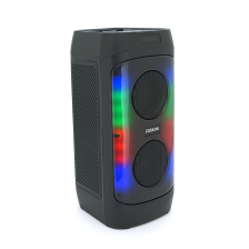 Колонка ZQS4246, 2*15W, вбудований акум 3600mAh, живлення від USB кабелю, Black, Box 