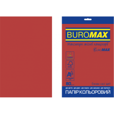 Папір  Buromax А4, 80g, INTENSIVE red, 20sh, EUROMAX (BM.2721320E-05)