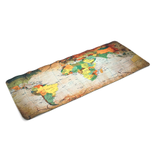 Килимок  300 * 700 тканинної Карта світу з бічної прошивкою, товщина 3 мм, колір Mixcolor, Пакет