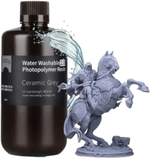 Фотополімерна смола  ELEGOO Resin, Water Washable, 2.0 1кг, grey (50.103.0198)