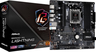 Материнська плата  AsRock B650M PG LIGHTNING