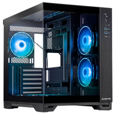 Корпус  Chieftec VISIO GM-30B-TG-OP ATX, без БЖ, Black