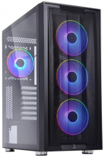 Корпус  QUBE Galaxy RGB Black with window (GALAXY_FCNU3)