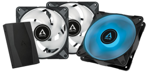Кулер  Arctic P12 PWM PST RGB Black plus Controller (ACFAN00229A)
