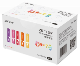 Батарейка  ZMI Rainbow AAA Alkaline (AA740) 40шт/бл