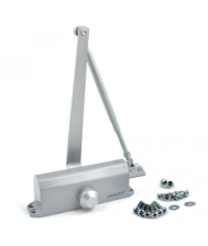 доводчик Merlion MRC-150T, зусилля 80-150 кг, срібло, Q10