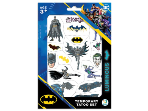 Набір дитячих тимчасових татуювань  Команда Бетмена