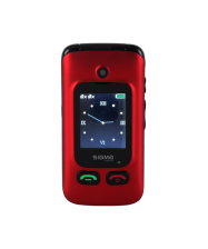 Мобільний телефон  Sigma Comfort 50 Shell Duo Type-C Red Black (4827798212516)