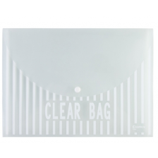 Папка - конверт  Comix А4, прозора (FOLD-COM-C335-C)