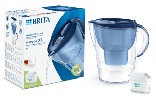 Фільтр-глечик  Brita Marella XL Memo MXPro 3.5л (2л води) з фільтр-картриджем, синій (1052780)