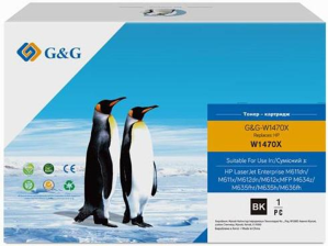 Картридж  G&G до HP 147X LJ MFP M611/M612/M635/M636 Black (25 200стор) (G&G-W1470X)