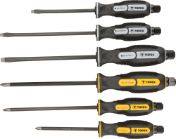Набір викруток Topex ударні, 6 шт.*1 уп. (39D506)