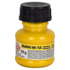 Туш для креслення  Koh-i-Noor 20г жовта (1417002)