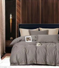 Комплект постільної білизни SOHO Євро Boutique 200*230 Rhombus Latte