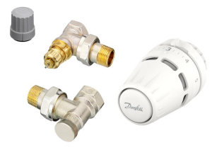 Комплект термостатичний   Danfoss Regus RA + RA-FN + RLV-S, 1/2", кутовий 015G5301