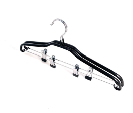 Вішалки Ardesto 42см, 2шт, метал, ПВХ, чорний ARHC2802BC